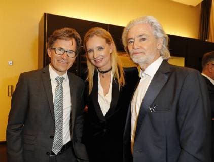 Preistraeger Markus Mosa Edeka Jette Joop Dr Hermann Bühlbecker Sole owner Lambertz at Publisher S Night 2017 in the Telekom Hauptstadtrepraesentanz Berlin