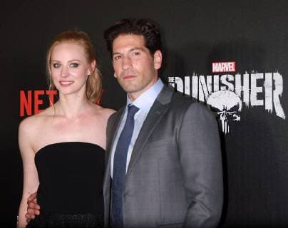 NEW YORK NY November 06 2017 Deborah Ann Woll Jon Bernthal attendNETFLIX presents premiere of Marvel s Punisher at the AMC Loews 34th Street in New York November 06 2017 Copyright: xRWx