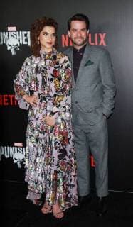 NEW YORK NY November 06 2017 Amber Rose Revah Michael Nathanson attendNETFLIX presents premiere of Marvel s Punisher at the AMC Loews 34th Street in New York November 06 2017 Copyright: xRWx