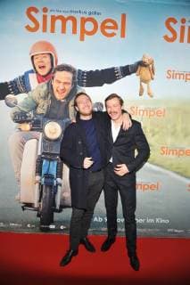 Frederick Lau David Kross Arrival the Cast to Premiere from simple in Movie theater at in Berlin at 06 11 2017
