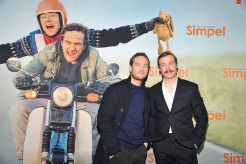 Frederick Lau David Kross Arrival the Cast to Premiere from simple in Movie theater at in Berlin at 06 11 2017