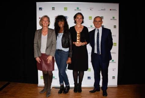 Jean Louis Garcia president apajh Sophie Cluzel Chargee des Personnes Handicapees Marie Trellu Kane fondatrice Unis cite NEWS Trophees APAJH 2017 Paris 07 11 2017 FedericoPestellini Panoramic 