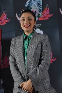 November 7, 2017 - Mexico City, Mexico, Mexico - Singer Mon Laferte during La Trenza Deluxe album press conference receives the Triple Platinum Disk Award on November 07, 2017 in Mexico City, Mexico Mexico City Mexico  - ZUMAn230 20171107_zaa_n230_207 Copyright: xCarlosxTischlerx