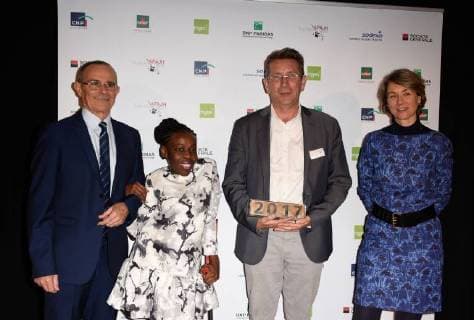 Jean Louis Garcia president apajh Violaine Tanguy directrice Sodexo Avencod NEWS Trophees APAJH 2017 Paris 07 11 2017 FedericoPestellini Panoramic 