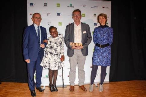 Jean Louis Garcia president apajh Violaine Tanguy directrice Sodexo Avencod NEWS Trophees APAJH 2017 Paris 07 11 2017 FedericoPestellini Panoramic 