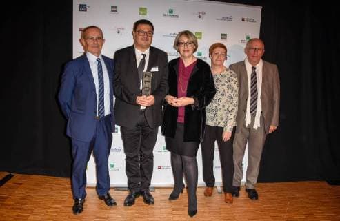 Jean Louis Garcia president apajh Marie Anne Montchamp ancienne diputee Mr Halloumi ville Poitiers NEWS Trophees APAJH 2017 Paris 07 11 2017 FedericoPestellini Panoramic 