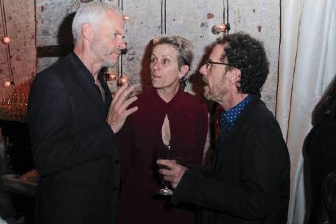 November 7, 2017 - Brooklyn, NY, U.S. - Brooklyn, N.Y. November 7, 2017 : Director Martin McDonagh, Frances McDormand and Ethan Coen attend the after party for the premiere of Three Billboards Outside Ebbing, Missouri at BAM Brooklyn U.S. - ZUMAs49_ 20171107_zaf_s49_038 Copyright: xRahavxSegevx