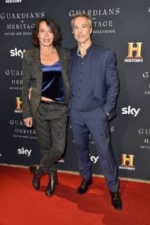 Ulrike Folkerts and Hannes Jaenicke the Preview Screening the TV Documentation Guardians of Heritage Guardian the History in Bode Museum Berlin 07 11 2017 Foto:xN.xKubelkax xFuturexImage