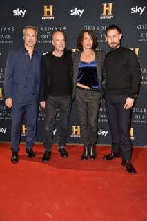 Hannes Jaenicke Christian Berkel Ulrike Folkerts and Clemens Schick the Preview Screening the TV Documentation Guardians of Heritage Guardian the History in Bode Museum Berlin 07 11 2017 Foto:xN.xKubelkax xFuturexImage