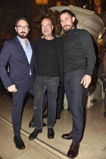 Emanuel Rotstein Christian Berkel and Clemens Schick the Preview Screening the TV Documentation Guardians of Heritage Guardian the History in Bode Museum Berlin 07 11 2017 Foto:xN.xKubelkax xFuturexImage