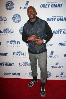 LOS ANGELES CA NOVEMBER 7 Terry Crews at Photo Op For Hulu s Obey Giant at the The Theatre at Ace Hotel in Los Angeles California on November 7 2017 Copyright: xFayexSadoux