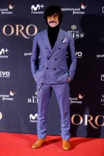 Spanish actor Oscar Jaenada attends the premiere of the film Oro (Gold) of Agustin Diaz Yanes, at the Callao Cinema in Madrid, Spain, 08 November 2017. Premiere of Oro in Madrid !ACHTUNG: NUR REDAKTIONELLE NUTZUNG!  Copyright: xJuanJoxMartínx MAD003 20171108-636457772390703473