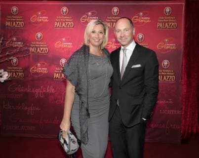 Carola Stefan at the Palazzo Premiere Shine and Gloria in Spiegelpalast in the Hertz Avenue Station Zoo Berlin
