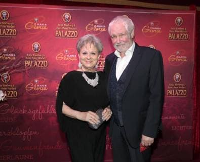 Dagmar Frederic Dr Klaus Lenk at the Palazzo Premiere Shine and Gloria in Spiegelpalast in the Hertz Avenue Station Zoo Berlin