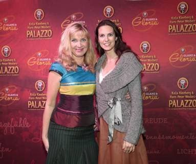 Nanna Cuckoo Katrin Wrobel at the Palazzo Premiere Shine and Gloria in Spiegelpalast in the Hertz Avenue Station Zoo Berlin