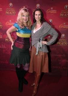 Nanna Cuckoo Katrin Wrobel at the Palazzo Premiere Shine and Gloria in Spiegelpalast in the Hertz Avenue Station Zoo Berlin