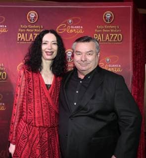Petra Waldemar Hartmann at the Palazzo Premiere Shine and Gloria in Spiegelpalast in the Hertz Avenue Station Zoo Berlin