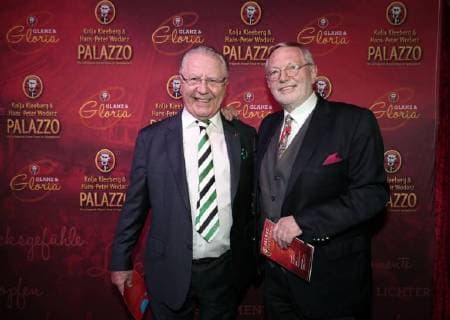 Heinz Hormann Hans Peter Wodarz at the Palazzo Premiere Shine and Gloria in Spiegelpalast in the Hertz Avenue Station Zoo Berlin