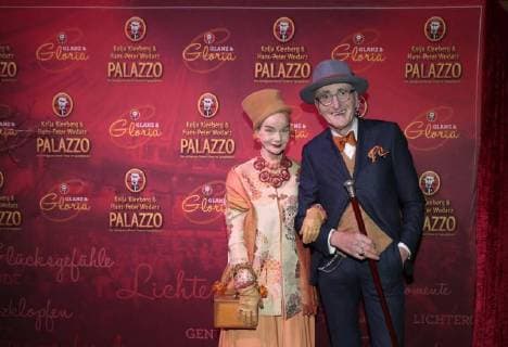 Britt Kanja Guenther Anton at the Palazzo Premiere Shine and Gloria in Spiegelpalast in the Hertz Avenue Station Zoo Berlin