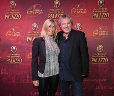 Bernhard Brink with Wife Ute at the Palazzo Premiere Shine and Gloria in Spiegelpalast in the Hertz Avenue Station Zoo Berlin