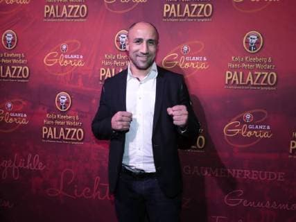 Arthur Abraham at the Palazzo Premiere Shine and Gloria in Spiegelpalast in the Hertz Avenue Station Zoo Berlin