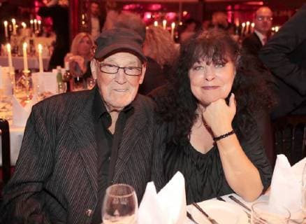 Herbert Koefer Wife Heike at the Palazzo Premiere Shine and Gloria in Spiegelpalast in the Hertz Avenue Station Zoo Berlin