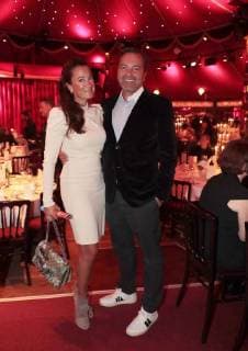 Daniel Wall Wife Stefanie at the Palazzo Premiere Shine and Gloria in Spiegelpalast in the Hertz Avenue Station Zoo Berlin