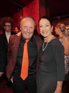 Theo Gaertner Daniela Ziegler at the Palazzo Premiere Shine and Gloria in Spiegelpalast in the Hertz Avenue Station Zoo Berlin