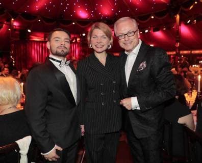 Cast Sascha Bachmann Equilibriums Antje Rietz Hans Juergen Treasure at the Palazzo Premiere Shine and Gloria in Spiegelpalast in the Hertz Avenue Station Zoo Berlin