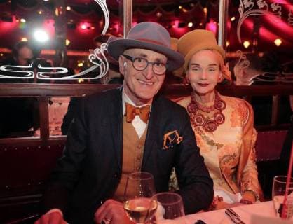 Guenther Anton Britt Kanja at the Palazzo Premiere Shine and Gloria in Spiegelpalast in the Hertz Avenue Station Zoo Berlin