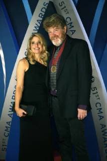 Mac McAnally and his wife Shawna walk the red carpet as they arrive for the 51st Annual Country Music Association Awards on November 8, 2017 at the Bridgestone Arena in Nashville.  NAS20171108123 JOHNxSOMMERSxII