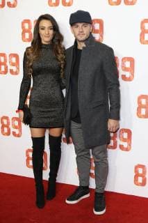 Andriani Michael and English professional footballer Jack Wilshere attend the World Premiere of 89 at the Odeon Holloway in London NOVEMBER 8th 2017  MESx172588