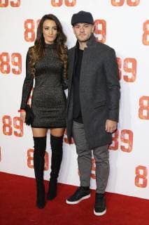 Andriani Michael and English professional footballer Jack Wilshere attend the World Premiere of 89 at the Odeon Holloway in London NOVEMBER 8th 2017  MESx172588