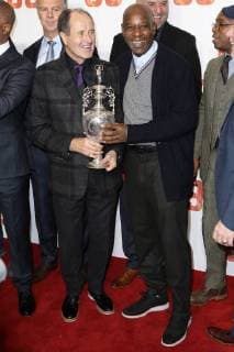 Scottish former football player and manager George Graham and English former professional footballer Michael Thomas attend the World Premiere of 89 at the Odeon Holloway in London NOVEMBER 8th 2017  MESx172588