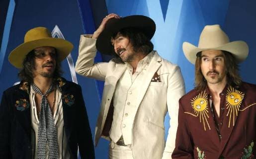 Midland walks the red carpet as they arrive for the 51st Annual Country Music Association Awards on November 8, 2017 at the Bridgestone Arena in Nashville.  NAS20171108129 JOHNxSOMMERSxII