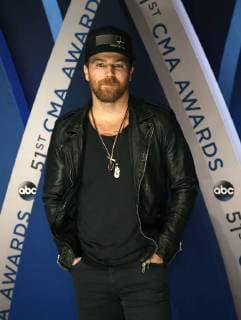 Kip Moore walks the red carpet as he arrives for the 51st Annual Country Music Association Awards on November 8, 2017 at the Bridgestone Arena in Nashville.  NAS20171108140 JOHNxSOMMERSxII