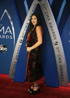 Hillary Scott of Lady Antebellum arrives for the 51st Annual Country Music Association Awards on November 8, 2017 at the Bridgestone Arena in Nashville.  NAS20171108174 JOHNxSOMMERSxII