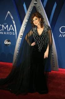 Pam Tillis arrives to the 51st Annual Country Music Association Awards on November 8, 2017 at the Bridgestone Arena in Nashville.  NAS20171108205 JOHNxSOMMERSxII