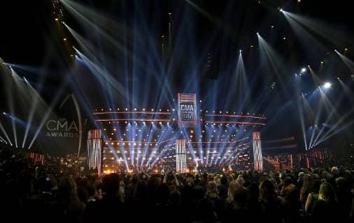 Lady Antebellum, Keith Urban, and Darius Rucker perform onstage during the 51st Annual Country Music Association Awards on November 8, 2017 at the Bridgestone Arena in Nashville.  NAS20171108220 JOHNxSOMMERSxII