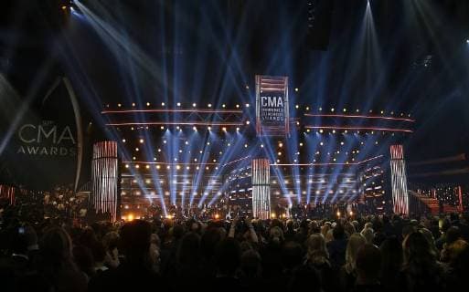 Lady Antebellum, Keith Urban, and Darius Rucker perform onstage during the 51st Annual Country Music Association Awards on November 8, 2017 at the Bridgestone Arena in Nashville.  NAS20171108221 JOHNxSOMMERSxII