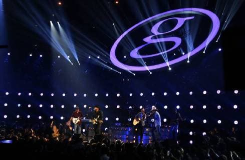Garth Brooks performs at the 51st Annual Country Music Association Awards on November 8, 2017 at the Bridgestone Arena in Nashville.  NAS20171108256 JOHNxSOMMERSxII