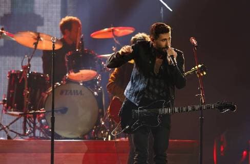 Old Dominion performs at the 51st Annual Country Music Association Awards on November 8, 2017 at the Bridgestone Arena in Nashville.  NAS20171108275 JOHNxSOMMERSxII