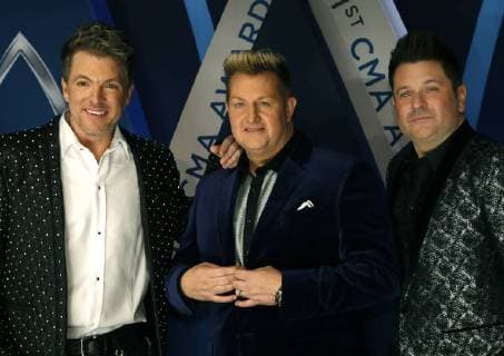 Rascal Flatts arrive for the 51st Annual Country Music Association Awards on November 8, 2017 at the Bridgestone Arena in Nashville.  NAS20171108334 JOHNxSOMMERSxII