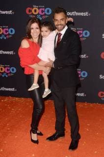 LOS ANGELES CA NOVEMBER 08 Alessandra Rosaldo Aitana Derbez and Eugenio Derbez arriving at Disney Pixar s Coco premiere at El Capitan Theatre on November 8 2017 in Los Angeles California Copyright: xDavidxEdwardsx