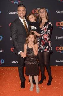 LOS ANGELES CA NOVEMBER 08 Jaime Camil Heidi Balvanera Elena Camil and Jaime Camil III arriving at Disney Pixar s Coco premiere at El Capitan Theatre on November 8 2017 in Los Angeles California Copyright: xDavidxEdwardsx