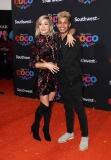 HOLLYWOOD CA NOVEMBER 8 Lindsay Arnold Jordan Fisher at The U S Premiere of Disney Pixar s Coco at the El Capitan Theatre in Hollywood California on November 8 2017 Copyright: xFayexSadoux
