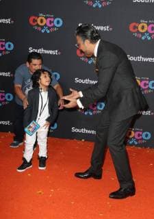 HOLLYWOOD CA NOVEMBER 8 Guillermo Rodriguez Jaime Camil at The U S Premiere of Disney Pixar s Coco at the El Capitan Theatre in Hollywood California on November 8 2017 Copyright: xFayexSadoux