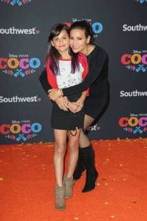 Constance Marie and theirs Daughter Luna Marie Katich at the Coco Film Premiere at 8 11 2017 in Los Angeles Disney Pixar S Coco Fimpremiere in Los Angeles 2017