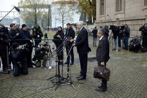Deutschland, Berlin, Bundestag, Sondierungsgespräche zur Regierungsbildung nach der Bundestagswahl 2017 zwischen CDU CSU, FDP und B90 Grüne, Horst Seehofer CSU, 10.11.2017 *** Germany Berlin Bundestag Exploratory talks to Government after the Federal election 2017 between CDU CSU FDP and B90 green Horst Seehofer CSU 10 11 2017