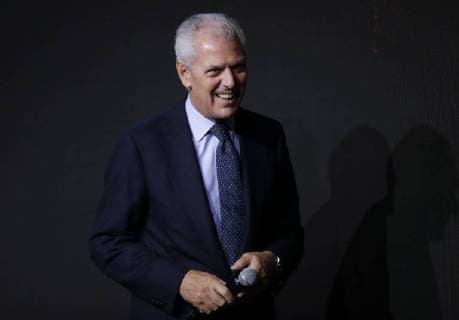 Pirelli CEO Marco Tronchetti Provera speaks on the stage at The Pirelli 2018 Calendar by Tim Walker Press Conference on November 10, 2017 in New York City. The Pirelli 2018 Calendar was shot by iconic photographer Tim Walker through the fantastical lense of Lewis Carroll s Alice s Adventures in Wonderland.  NYP20171110130 JOHNxANGELILLO